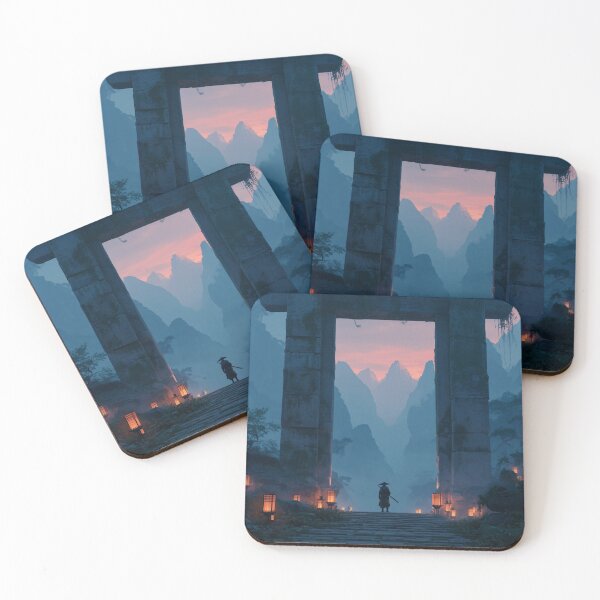 Item preview, Samurai Guarding the Ruined Temple designed and sold by Rtymer.