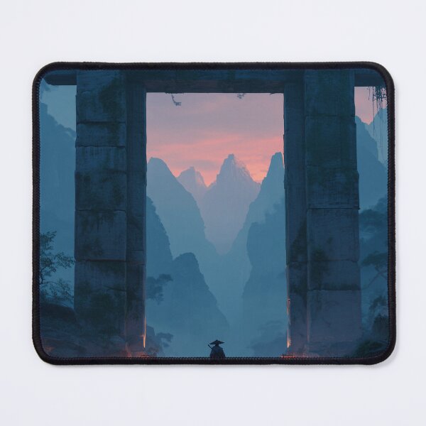 Item preview, Samurai Guarding the Ruined Temple designed and sold by Rtymer.