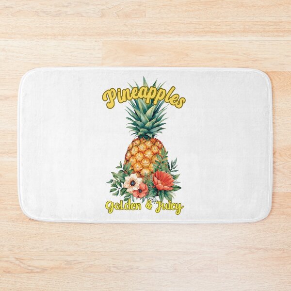 Item preview, Vintage Pineapple Print – Golden & Juicy Tropical Wall Art | Retro Fruit Home Decor designed and sold by Sun Sand & Sea Art.
