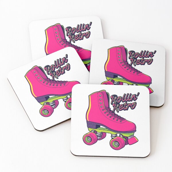 Item preview, Rollin' Retro | 80s Neon Pink Roller Skate Vibe Design designed and sold by Tucker-Art.