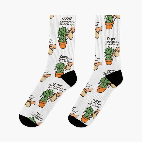 Item preview, Watered My Plant with Coffee Again designed and sold by TwoRabbits.