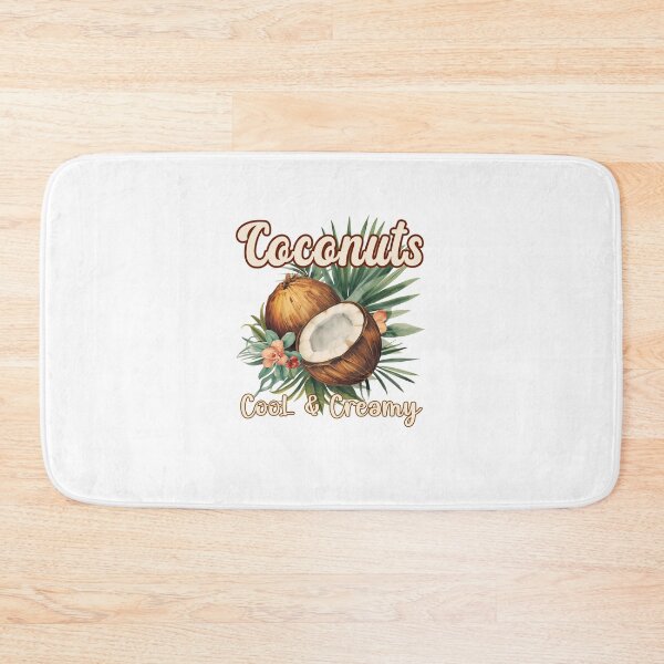 Item preview, Vintage Coconut Print – Cool & Creamy Tropical Wall Art designed and sold by Sun Sand & Sea Art.