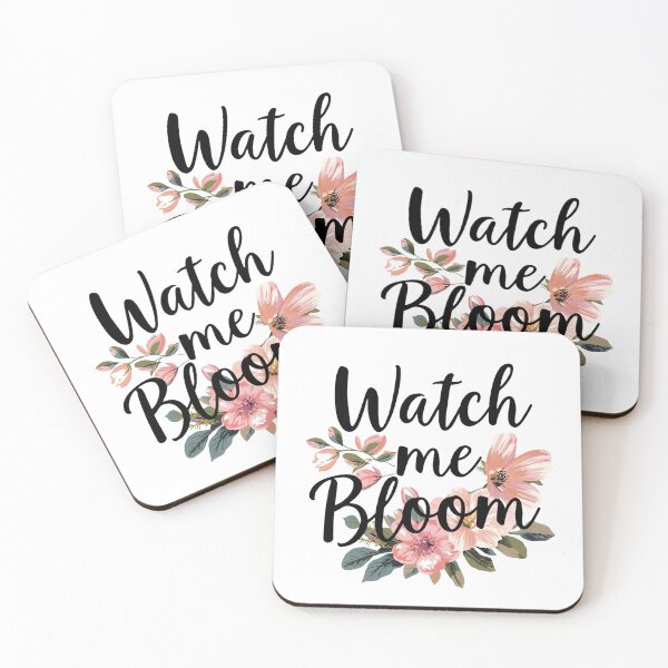 Item preview, Watch Me Bloom – Floral Inspirational T-Shirt Design designed and sold by HooptownRV.