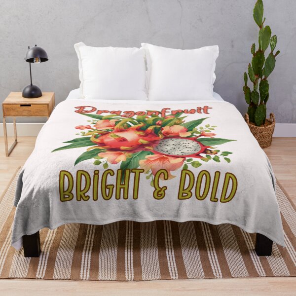 Item preview, Vintage Dragonfruit Print – Bright & Bold Tropical Wall Art designed and sold by Sun Sand & Sea Art.
