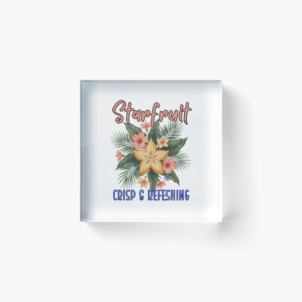 Item preview, Vintage Starfruit Print – Crisp & Refreshing Tropical Wall Decor designed and sold by Sun Sand & Sea Art.