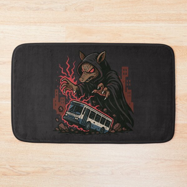 Item preview, Dark Wizard Armadillo Destroying a City Bus designed and sold by Ghost on Toast.