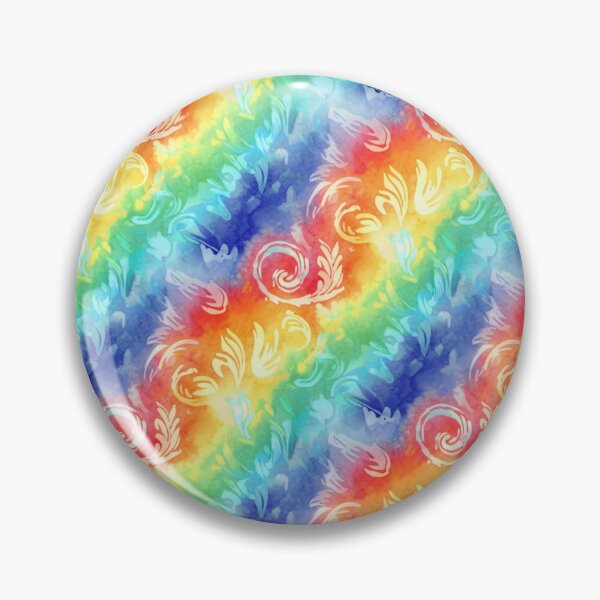 Item preview, Tie-Dye Rainbow Swirl – Boho Watercolor Pattern designed and sold by AUA-Diamond7.