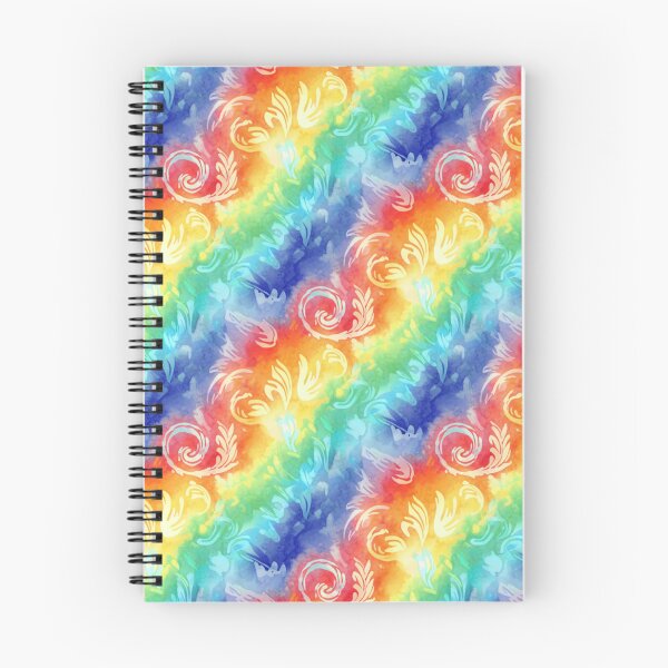 Item preview, Tie-Dye Rainbow Swirl – Boho Watercolor Pattern designed and sold by AUA-Diamond7.