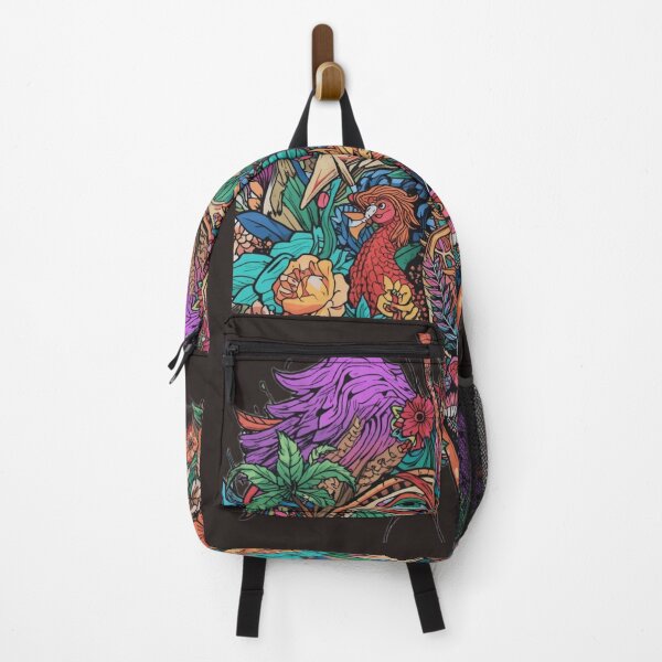 Item preview, Vibrant Tropical Mask with Floral and Animal Elements designed and sold by 10-18.