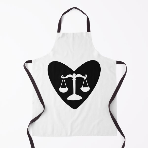 Item preview, Heart of Justice – Negative Space Scales of Justice Design designed and sold by MagicMe-JD.