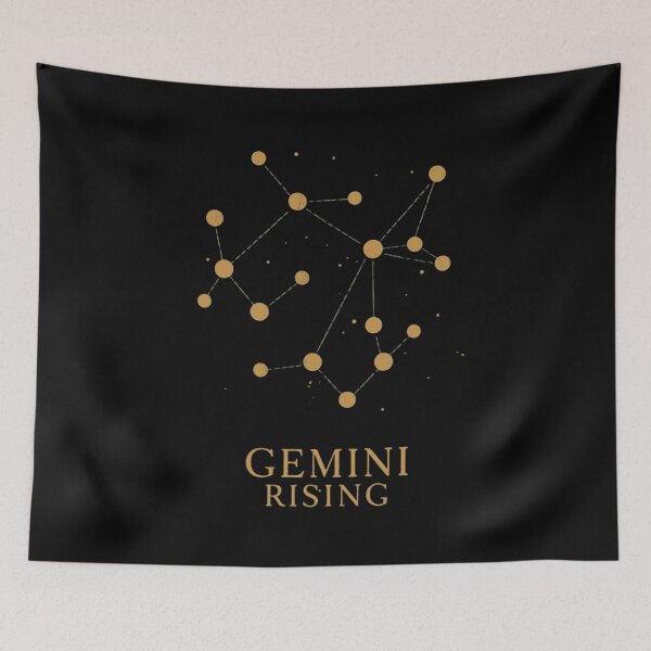 Item preview, Gemini Rising: Vintage Zodiac Constellation Astrology Sign Art Print designed and sold by Tucker-Art.