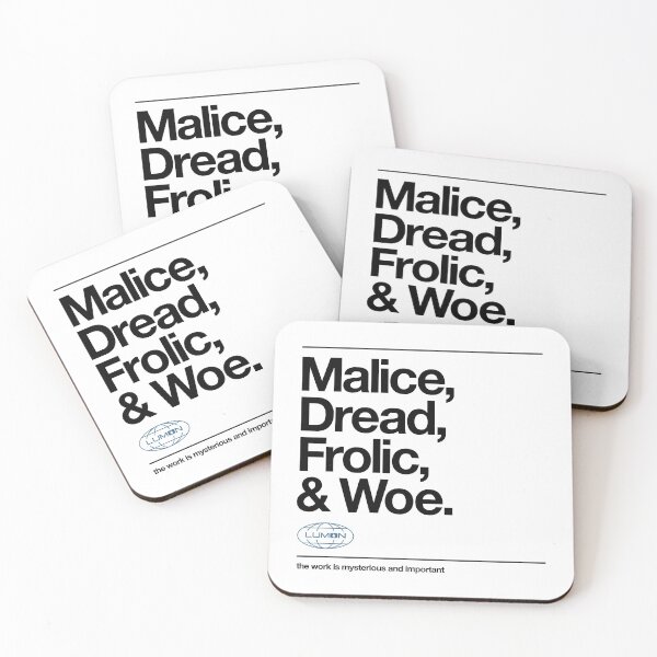Item preview, Severence tempers. Malice, Dread, Frolic, and Woe designed and sold by The Common Tee.