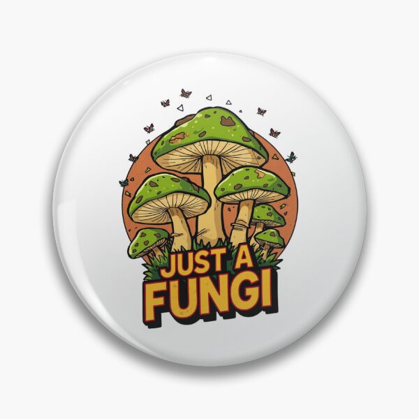 Item preview, Just a Fungi: Retro Mushroom Pun Cartoon Fun Guy Design designed and sold by Tucker-Art.