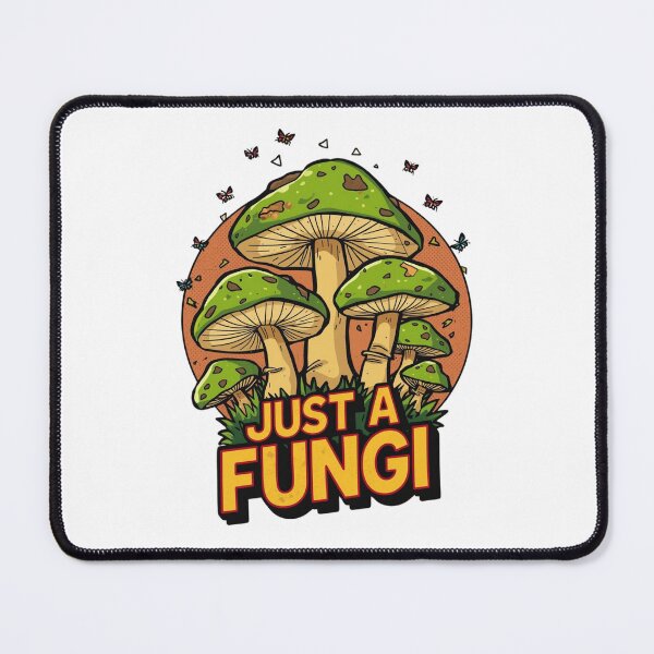 Item preview, Just a Fungi: Retro Mushroom Pun Cartoon Fun Guy Design designed and sold by Tucker-Art.