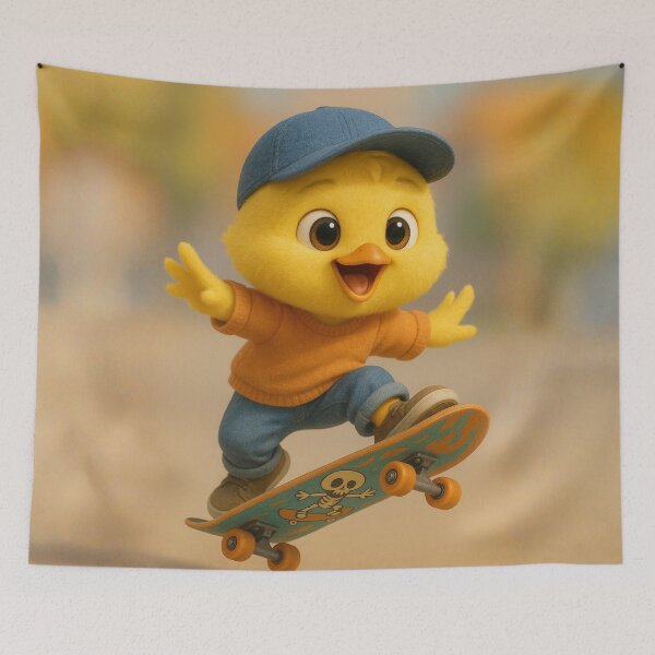 Item preview, Skater Easter Chick Boy designed and sold by Sillytoe.