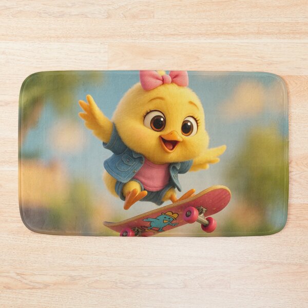 Item preview, Skater Easter Chick Girl designed and sold by Sillytoe.