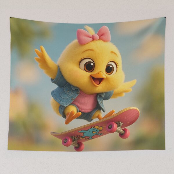 Item preview, Skater Easter Chick Girl designed and sold by Sillytoe.