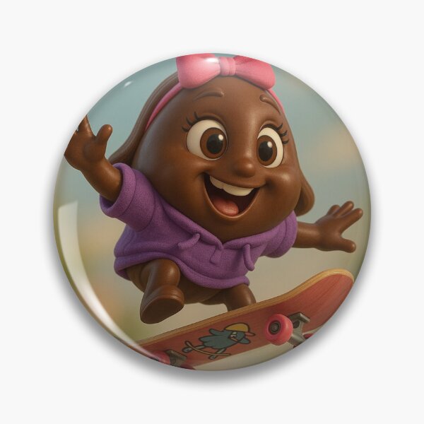Item preview, Skater Easter Chocolate Girl designed and sold by Sillytoe.