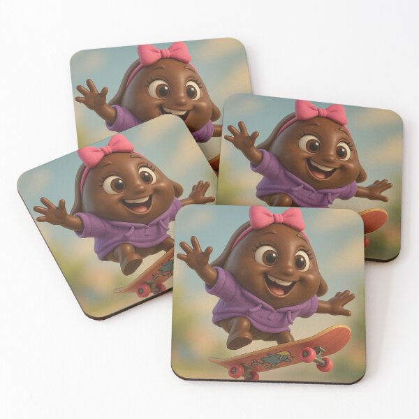 Item preview, Skater Easter Chocolate Girl designed and sold by Sillytoe.