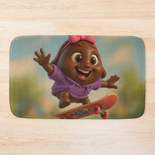 Item preview, Skater Easter Chocolate Girl designed and sold by Sillytoe.
