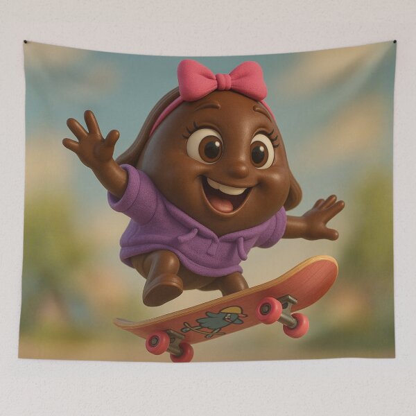 Item preview, Skater Easter Chocolate Girl designed and sold by Sillytoe.
