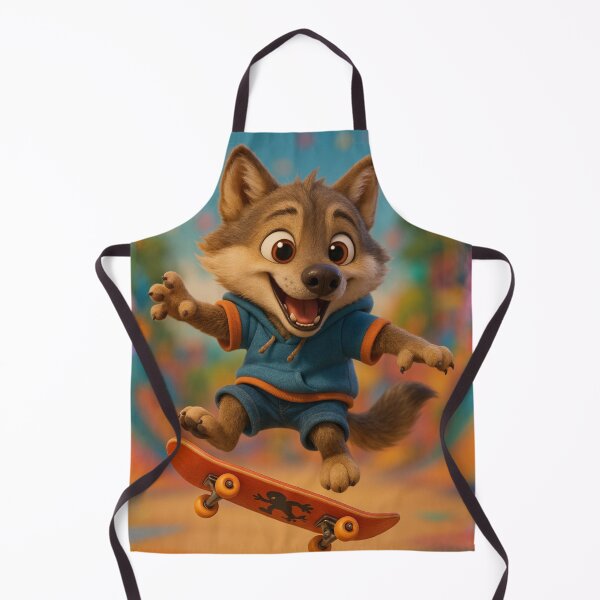 Item preview, Skater Eurasian Wolf designed and sold by Sillytoe.