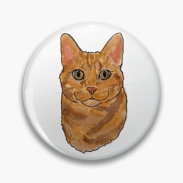 Artikelvorschau, Orange Tabby-Porträt entworfen und verkauft von AbbyJDesigns.