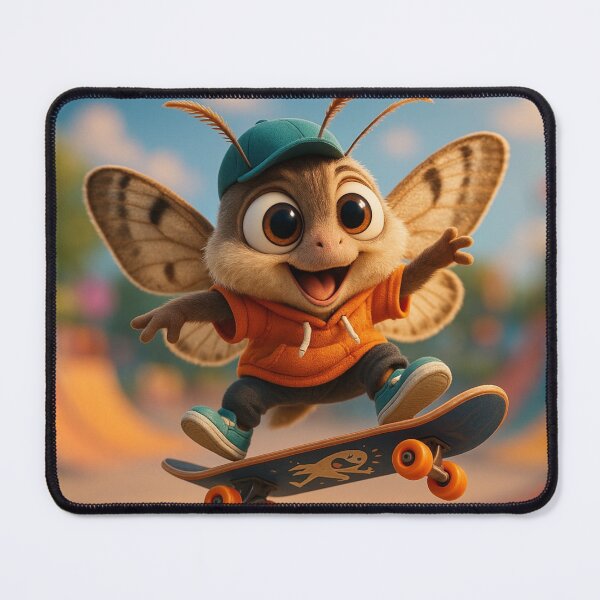 Item preview, Skater European Corn Borer Moth designed and sold by Sillytoe.