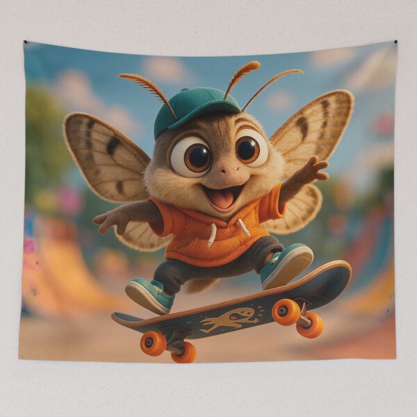 Item preview, Skater European Corn Borer Moth designed and sold by Sillytoe.