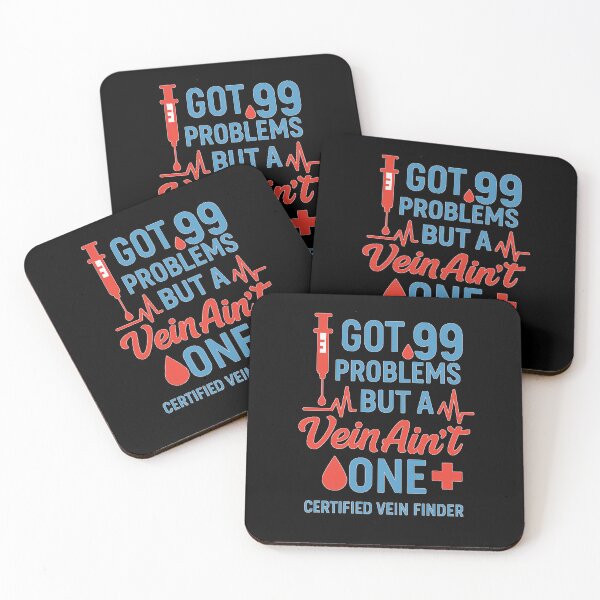 Item preview, Funny Medical Design – I Got 99 Problems But a Vein Ain’t One | Certified Vein Finder Gift designed and sold by glitchman2.