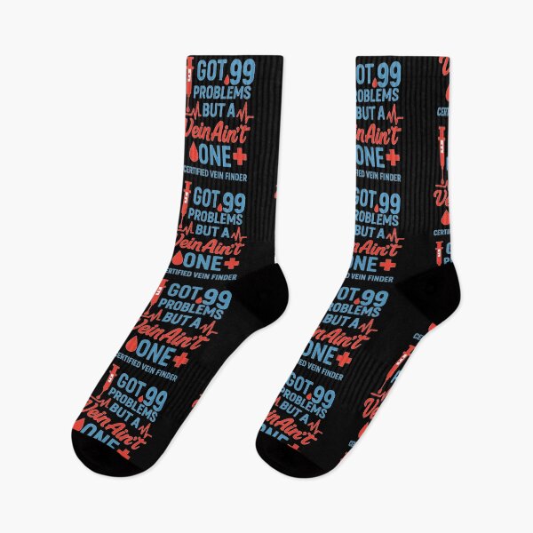 Item preview, Funny Medical Design – I Got 99 Problems But a Vein Ain’t One | Certified Vein Finder Gift designed and sold by glitchman2.
