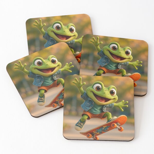 Item preview, Skater Frog designed and sold by Sillytoe.