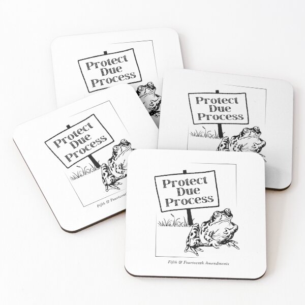 Item preview, Frogs Speaking Out, Due Process  designed and sold by The Frog Pond.