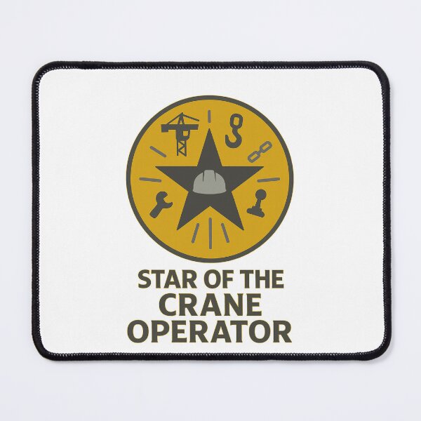 Item preview, Star of the Crane Operator | Everyday Hero Emblem of Height & Precision designed and sold by EHPpl.