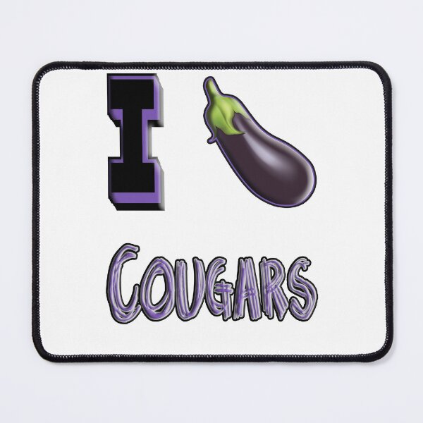 Item preview, FuctUp eggplant cougar designed and sold by FuctUpShirt.