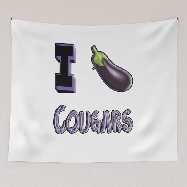 Item preview, FuctUp eggplant cougar designed and sold by FuctUpShirt.