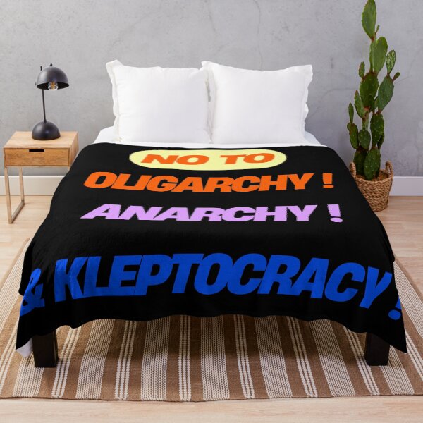 Item preview, NO TO: Oligarchy, Anarchy, and Kleptocracy! designed and sold by Artbyminga.