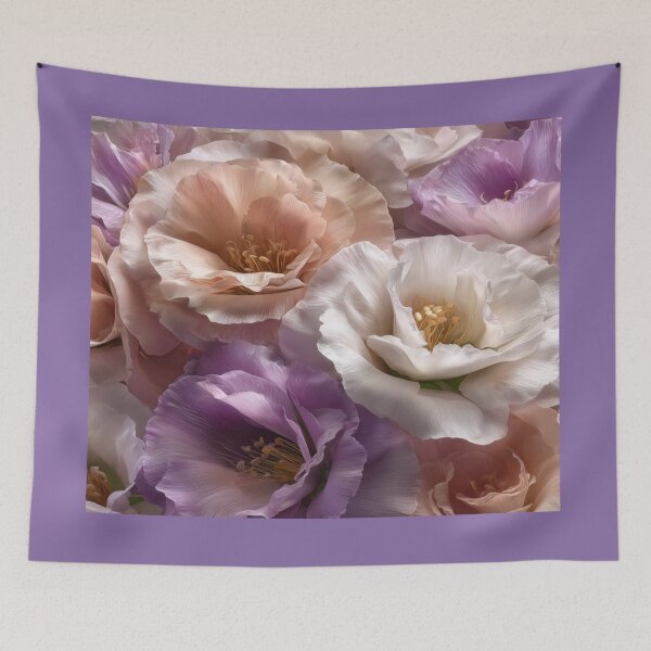 Item preview, Pastel Lisianthus Flowers designed and sold by Wild Ink Studio by Barbara.