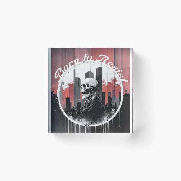 Item preview, Born to Resist – Urban Rebellion Skull rider designed and sold by ironpalette.
