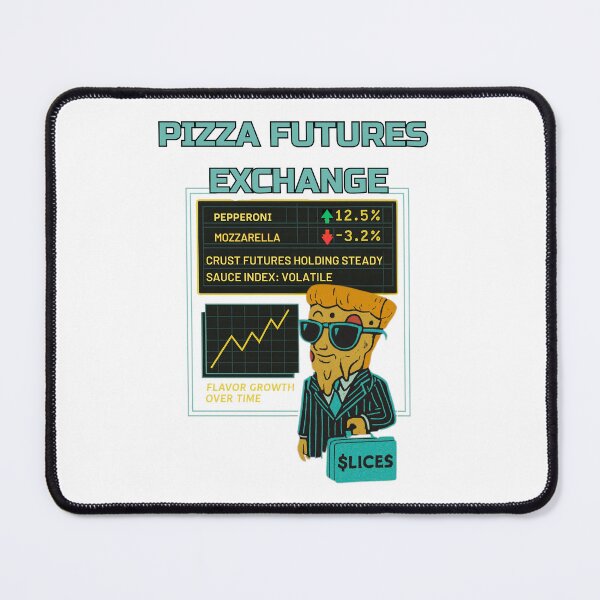Item preview, Pizza Futures Exchange – Funny Stock Market Pizza Design designed and sold by Humble Threadworks.