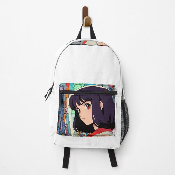 Item preview, Retro Anime Girl Cute New York EE.UU Travel 80s Design designed and sold by ANIMEX00.