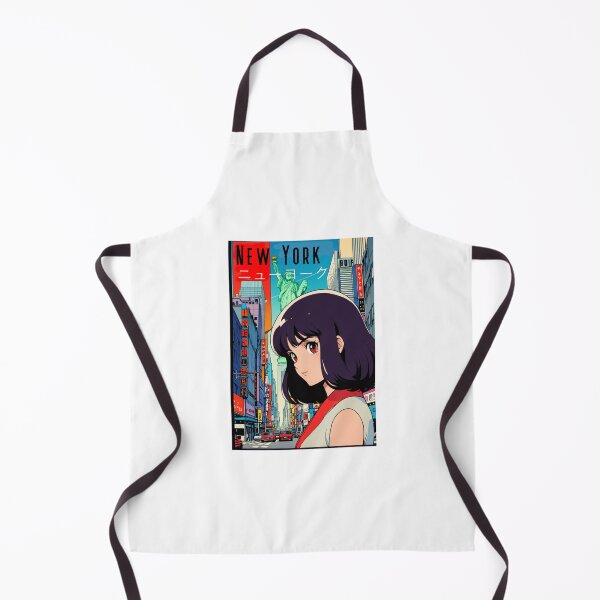 Item preview, Retro Anime Girl Cute New York EE.UU Travel 80s Design designed and sold by ANIMEX00.