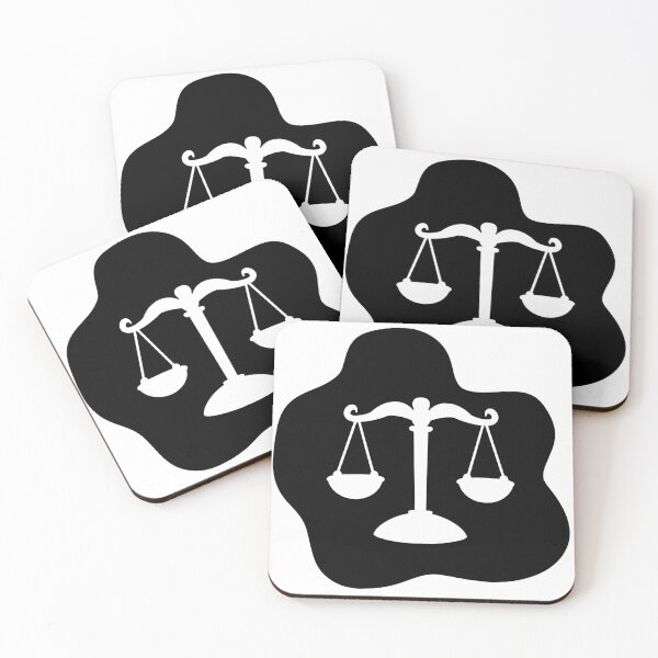 Item preview, Scales of Justice – Wavy Modern Legal Symbol Design designed and sold by MagicMe-JD.