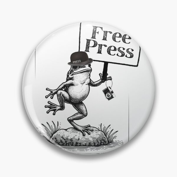 Item preview, Frogs Speaking Out, Free Press designed and sold by The Frog Pond.
