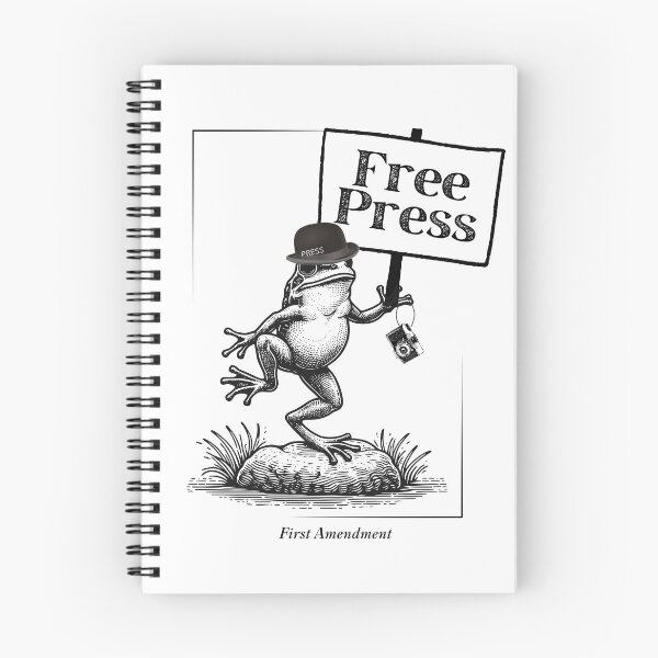 Item preview, Frogs Speaking Out, Free Press designed and sold by The Frog Pond.