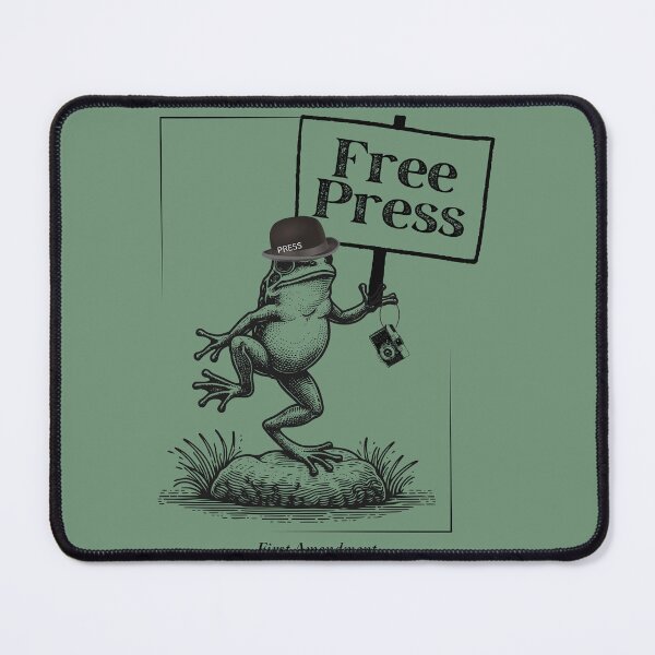 Item preview, Frogs Speaking Out, Free Press designed and sold by The Frog Pond.