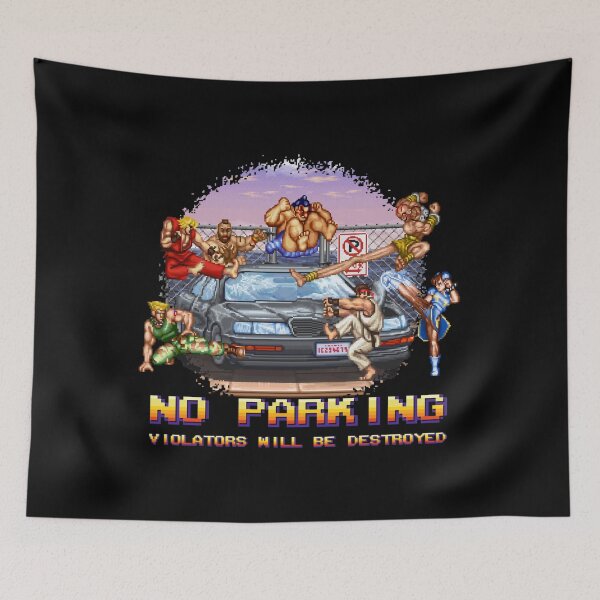 Item preview, No Parking Violators will be Destroyed Classic  designed and sold by PavleCiric.