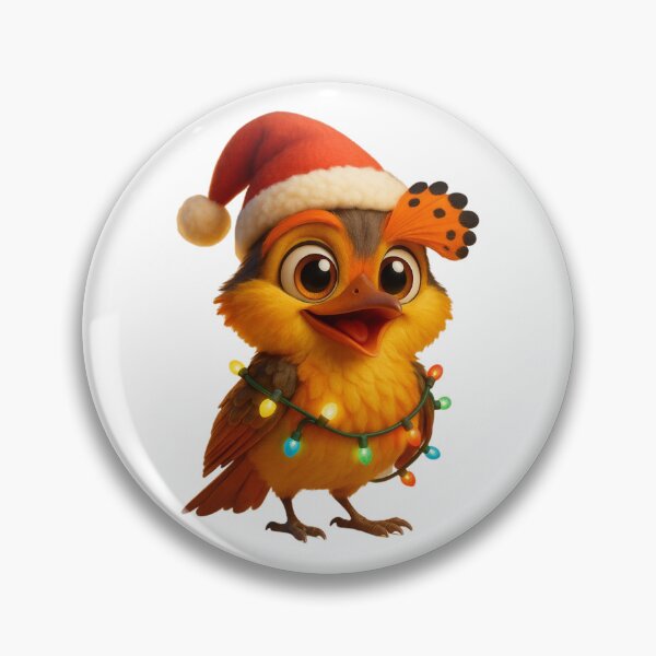 Item preview, Christmas Amazonian Royal Flycatcher Bird designed and sold by Sillytoe.