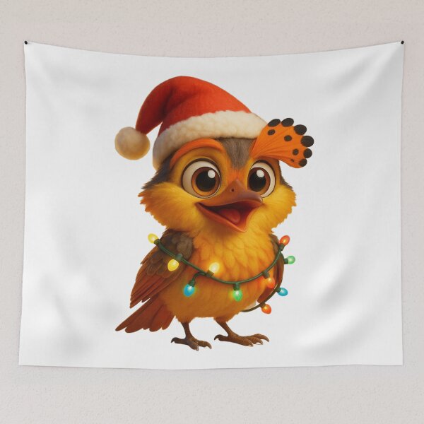 Item preview, Christmas Amazonian Royal Flycatcher Bird designed and sold by Sillytoe.