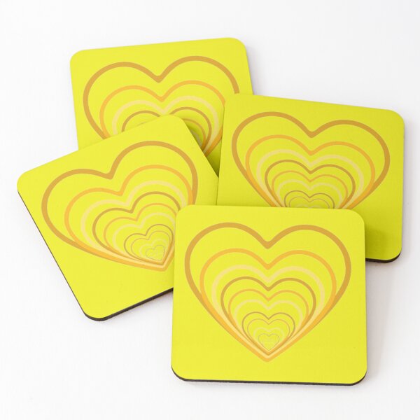 Item preview, hearts of heart yellow designed and sold by Reigninghearts.
